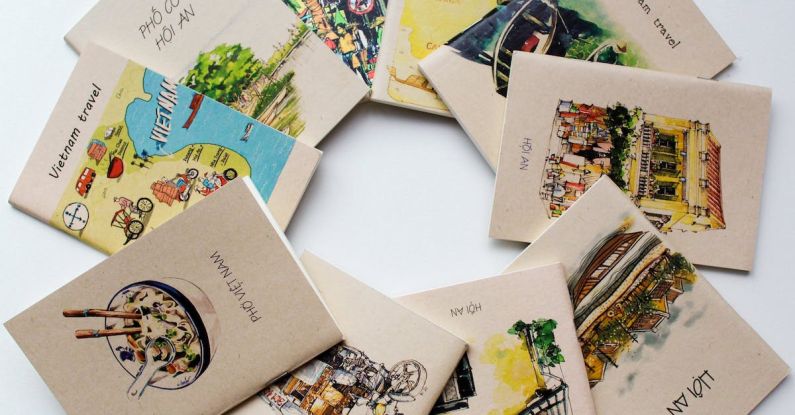 Travel Guides - Top View of Asian Travel Guides on Table