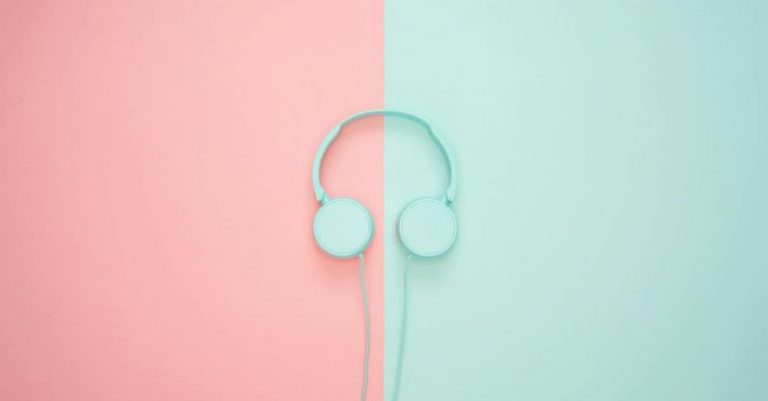 Headphones - Blue Headphone