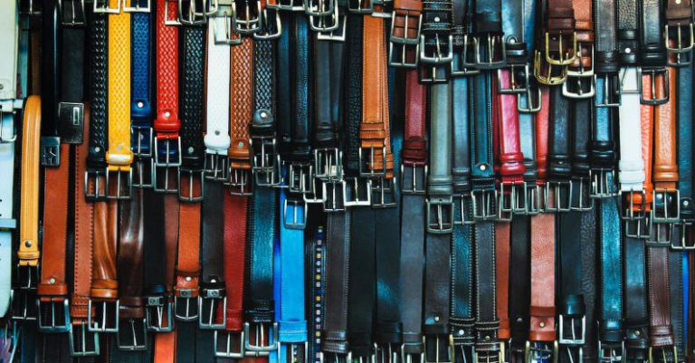 Belt - Shallow Focus Photography of Assorted-color Leather Belts